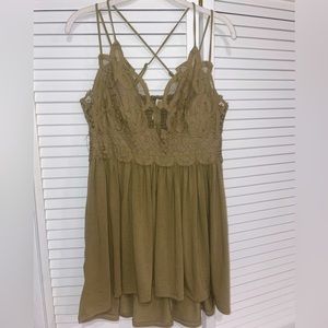 NWOT Boutique Crochet Tank